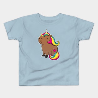 Capycorn Capybara Unicorn Costume Kids T-Shirt